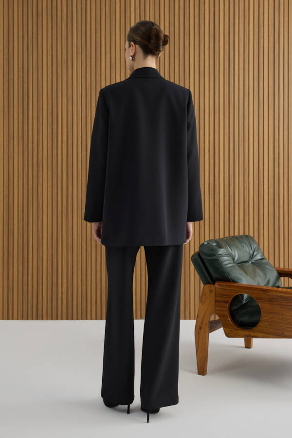 Siyah Dokuma Ceket - 4