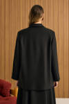 Siyah Dokuma Ceket - 7