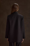 Siyah Dokuma Ceket - 6