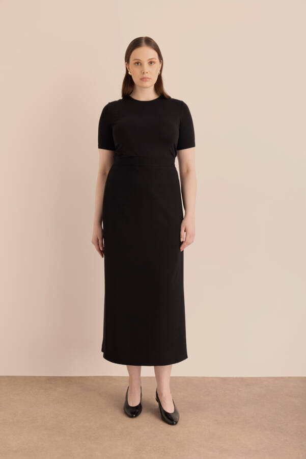 Siyah Dokuma Kalem Etek - Aker