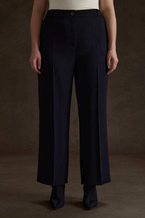 Siyah Dokuma Pantolon - Aker (1)