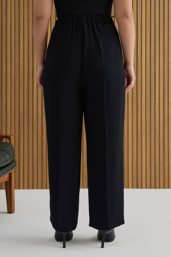 Siyah Dokuma Pantolon - 6