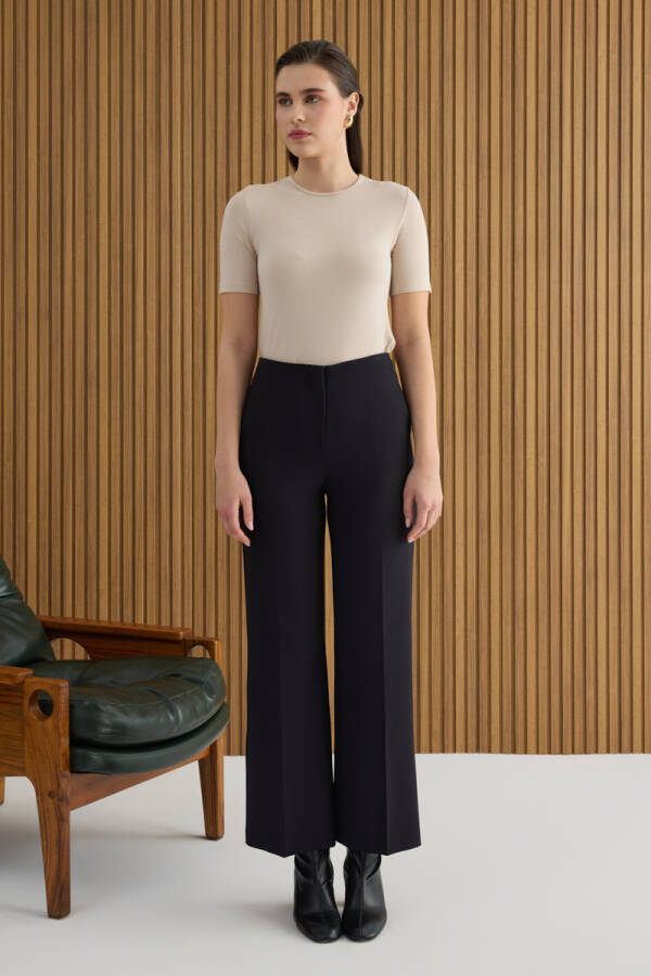 Siyah Dokuma Pantolon - Aker (1)