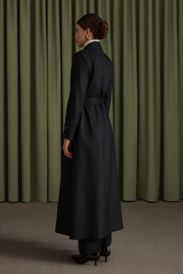 Siyah Dokuma Pardösü - 6