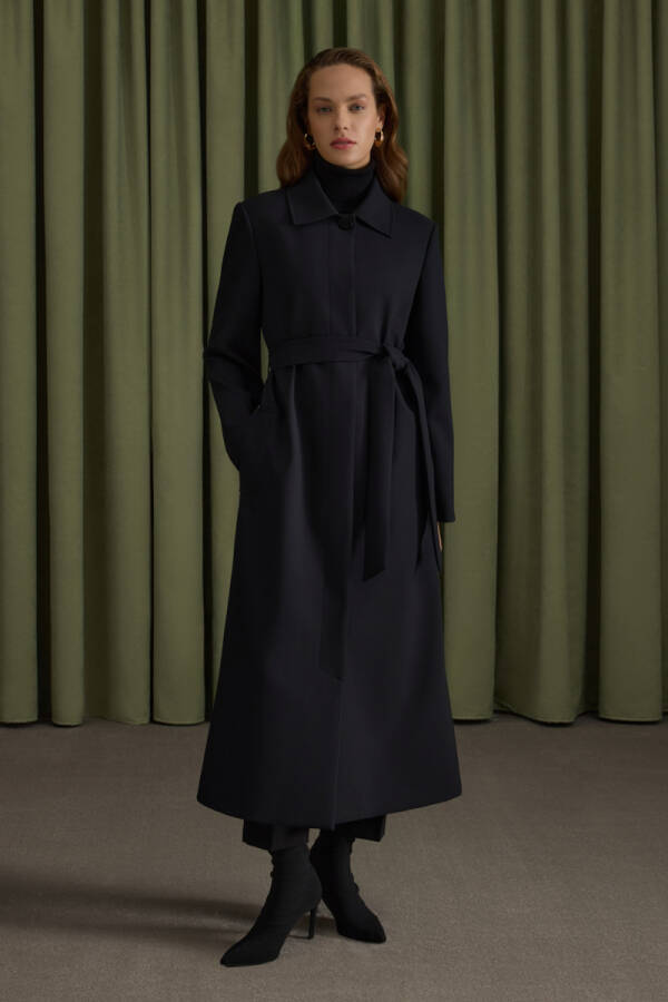 Siyah Dokuma Pardösü - Aker (1)