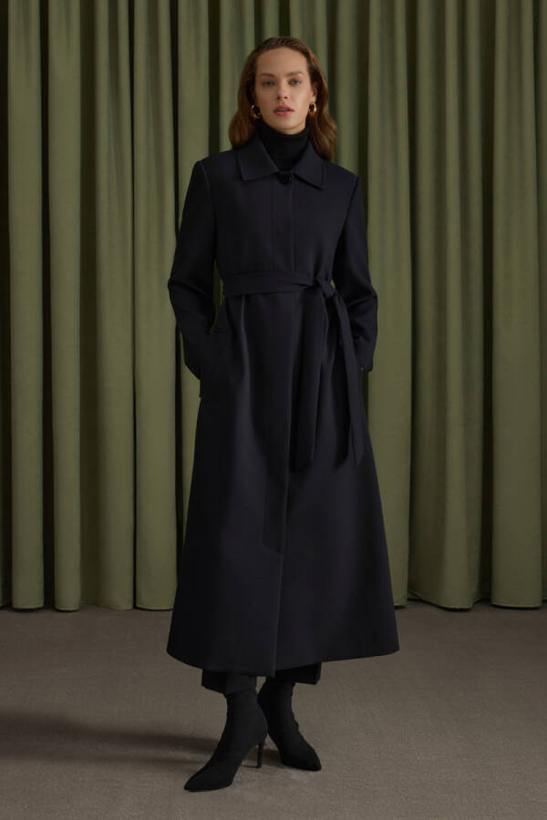 Siyah Dokuma Pardösü - 3