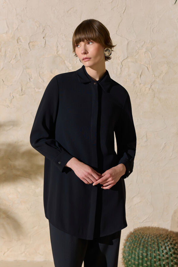 Siyah Dokuma Tunik - Aker (1)