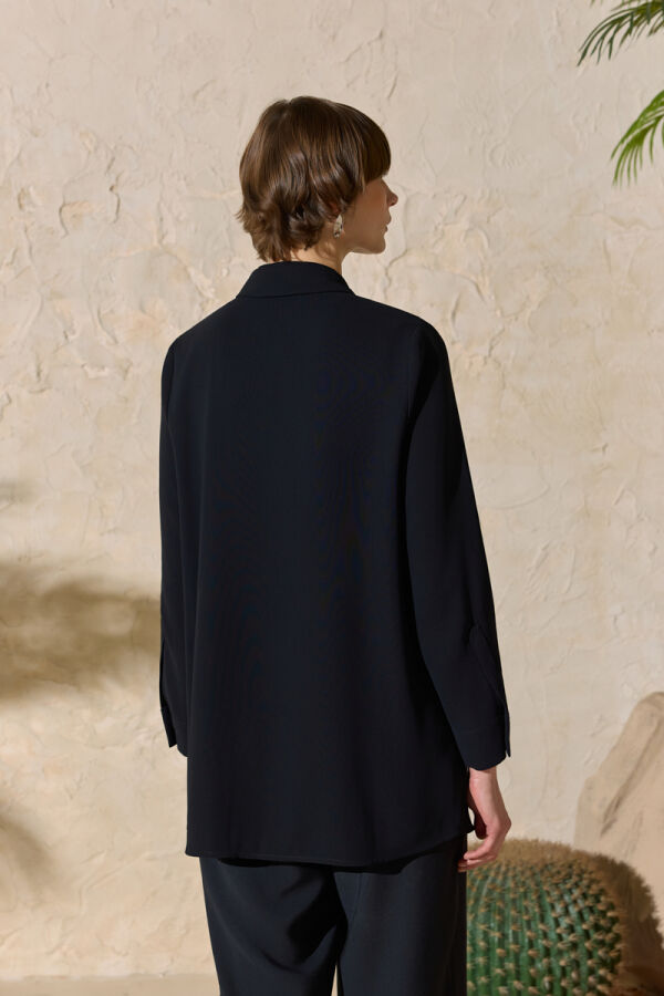 Siyah Dokuma Tunik - 6