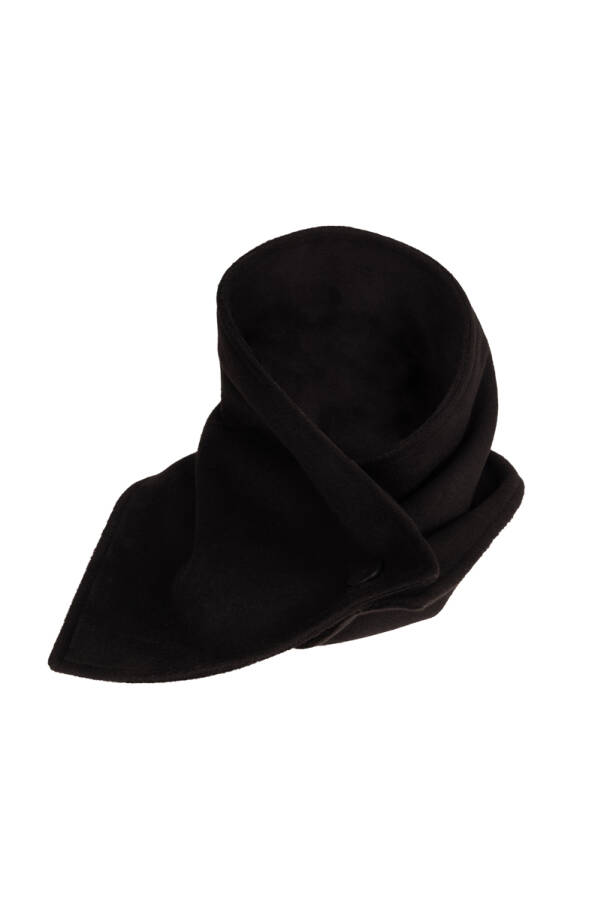 Siyah Düğmeli Boyunluk - Aker