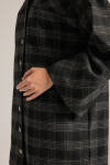 Siyah Ekose Viskon Tunik - 4