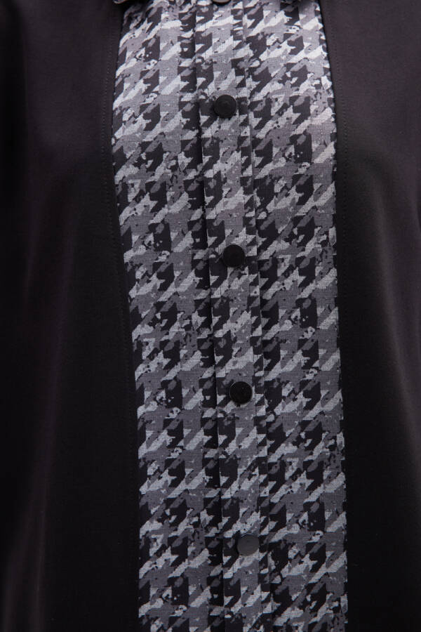 Siyah Garnili Örme Ceket - Aker (1)