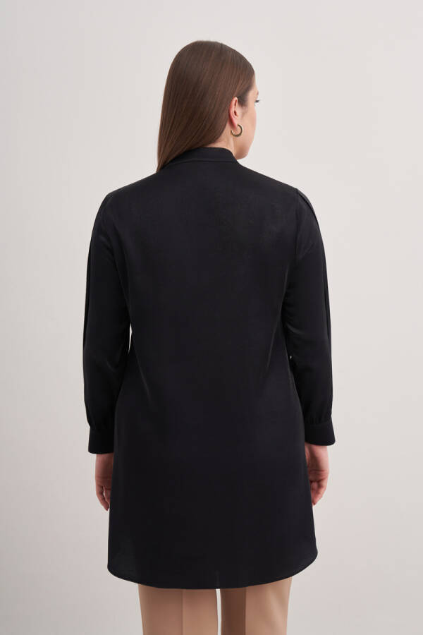 Siyah Hakim Yaka Tunik - 5