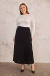 Siyah İşleme Detaylı Etek - 5