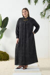 Siyah Jakarlı Ferace - 2