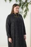 Siyah Jakarlı Ferace - 6