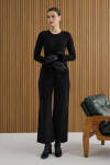 Siyah Kadife Pantolon - 3