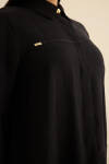 Siyah Keten Tunik - 5