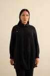 Siyah Keten Tunik - 1