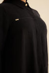 Siyah Keten Tunik - 6