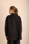 Siyah Keten Tunik - 6