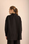 Siyah Keten Tunik - 7