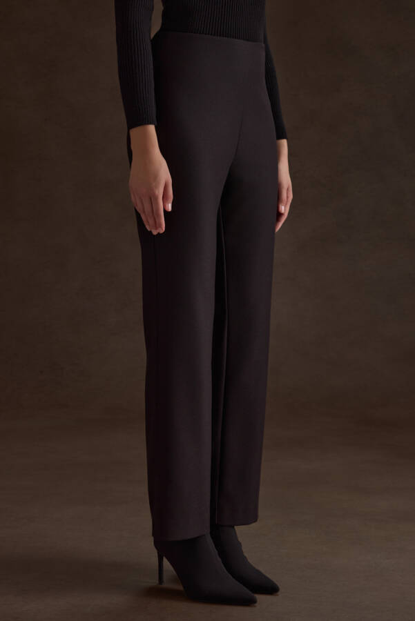 Siyah Klasik Pantolon - 3