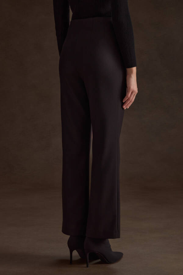 Siyah Klasik Pantolon - 4