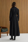 Siyah Koton Elbise - 6