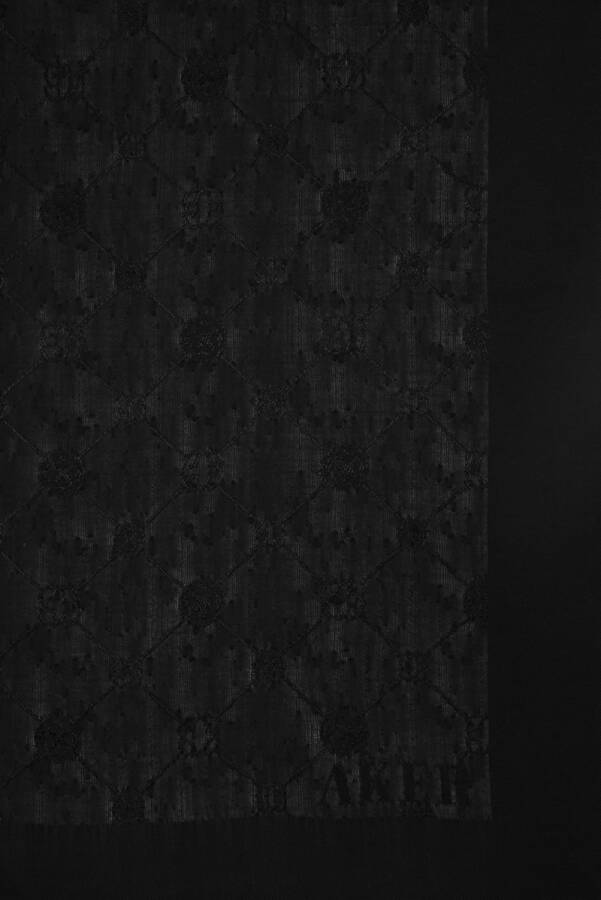 Siyah Koza Eşarp - 3