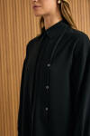 Siyah Koza Logo Detaylı Tunik - 5