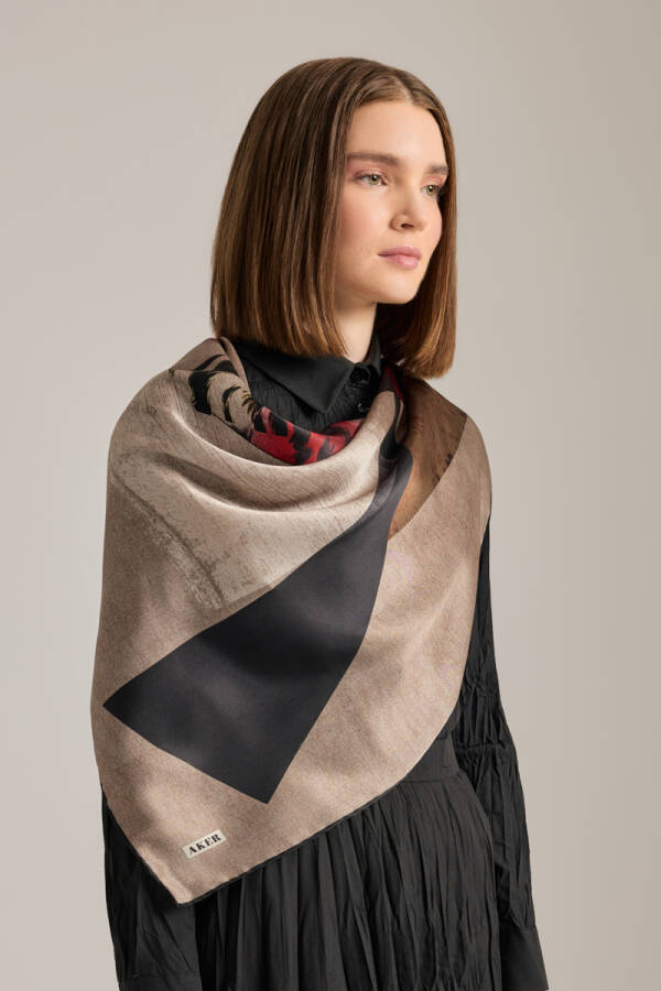 Siyah Kraşlı Cotton Gömlek - 5