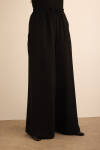 Siyah Krep Pantolon Etek - 4