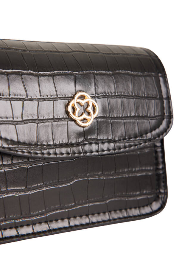 Siyah Kroko Çanta - 4