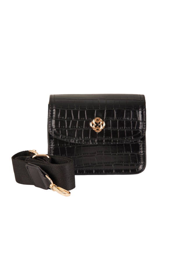 Siyah Kroko Çanta - 5