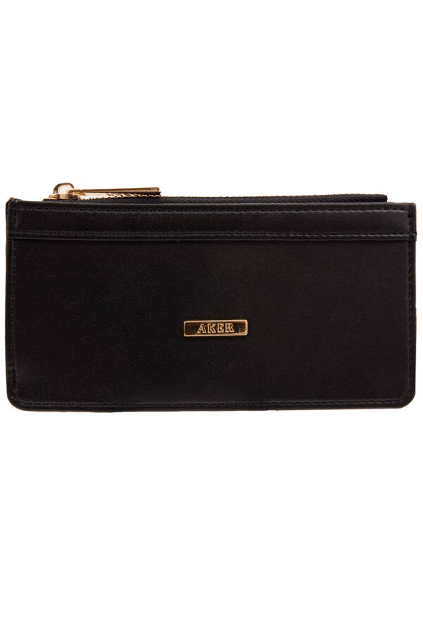 Siyah KRTVZT30021 FERMUAR DETAYLI KARTVİZİTLİK - Aker
