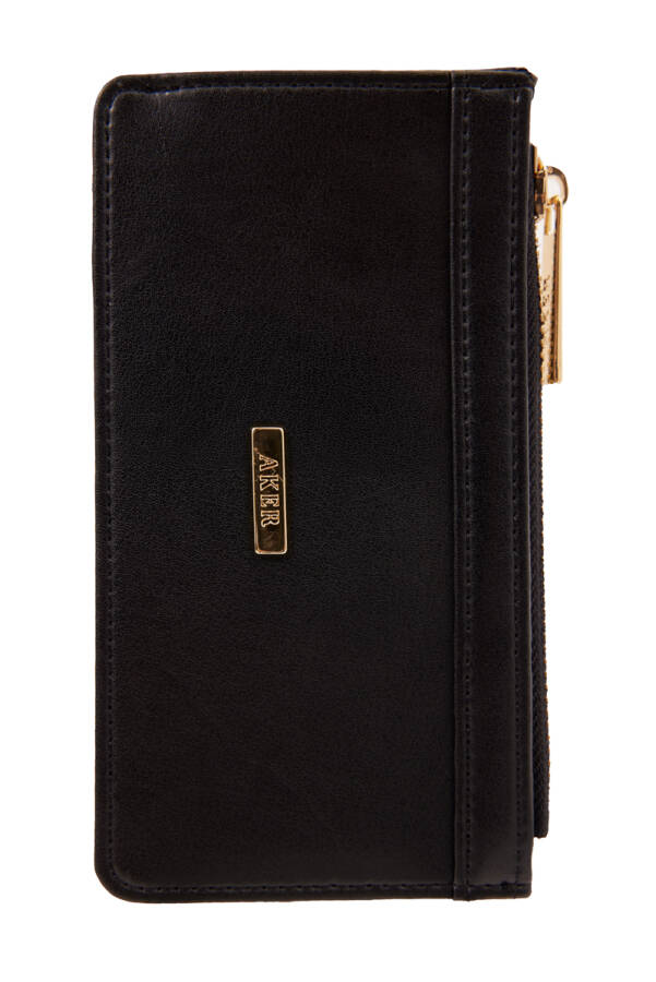 Siyah KRTVZT30021 FERMUAR DETAYLI KARTVİZİTLİK - Aker (1)