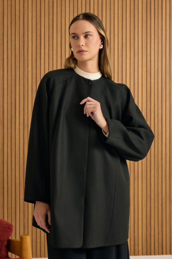 Siyah Kup Detaylı Kap - 1