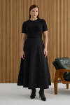 Siyah Kuplu Kloş Etek - 2