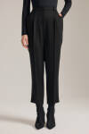 Siyah Lyocell Pantolon - 2