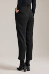 Siyah Lyocell Pantolon - 5