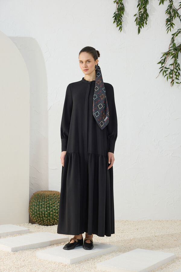 Siyah Mevlana Ferace - Aker (1)