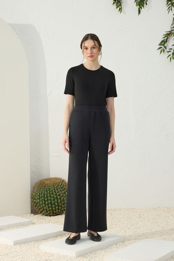 Siyah Modal Pantolon - 2