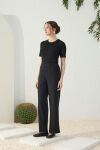 Siyah Modal Pantolon - 4