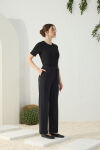 Siyah Modal Pantolon - 5