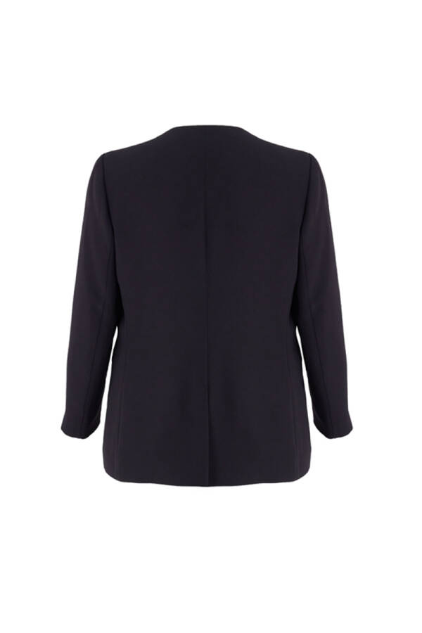 Siyah Mono Düğmeli Ceket - 3