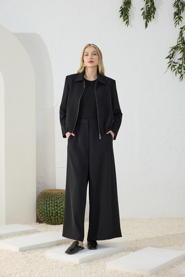 Siyah Pantolon Etek - 2