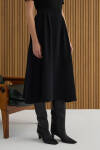 Siyah Pileli Dokuma Etek - 4