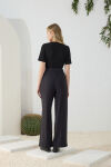 Siyah Pileli Pantolon - 7