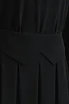 Siyah Pili Detaylı Etek - 5
