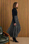 Siyah Puantiye Pilise Etek - 4